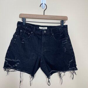 GAP Black Distressed Women's Shorts